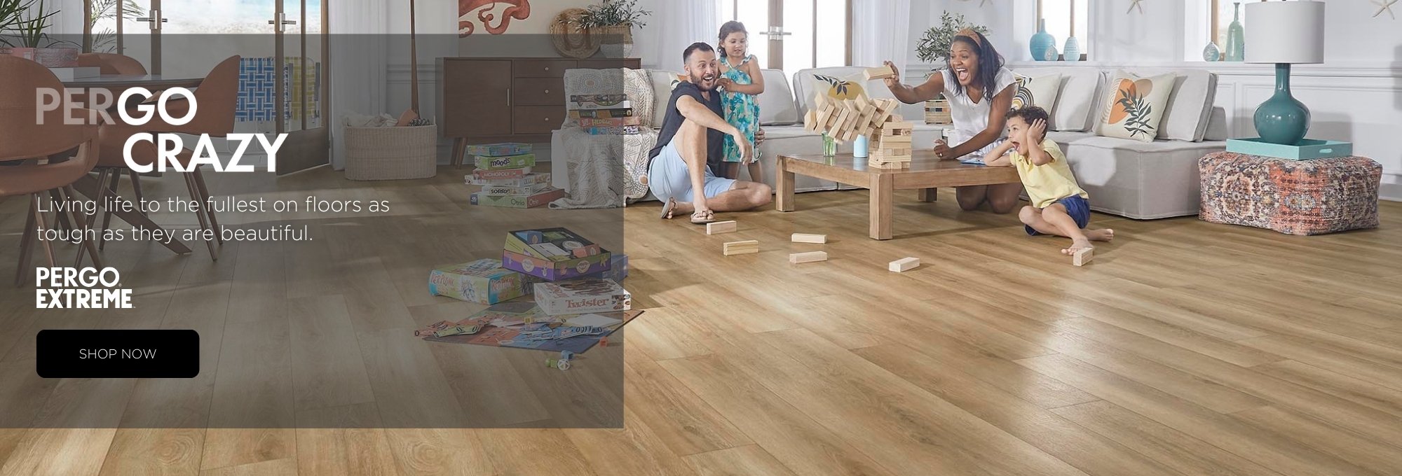 Browse Pergo flooring products